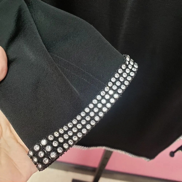 Nicole Bakti Vintage Rhinestone Wrap Tunic - Picture 8 of 9